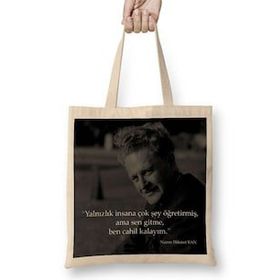 Humuts Nazım Hikmet Söz 011 Bez Çanta