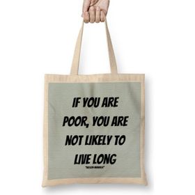 Humuts Nelson Mandela Quotes Art Gift - Vintage Retro Style Bez Kadın Günlük Çanta