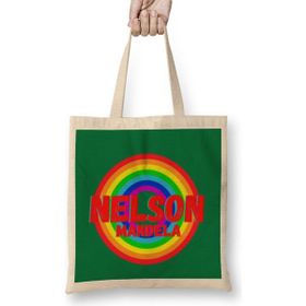 Humuts Nelson Mandela Quotes Art Gift - Vintage Retro Style Bez Kadın Günlük Çanta