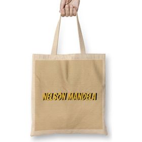 Humuts Nelson Mandela Quotes Art Gift - Vintage Retro Style Bez Kadın Günlük Çanta