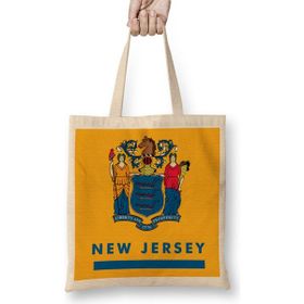 Humuts New Jersey State Flag Bez Kadın Günlük Çanta