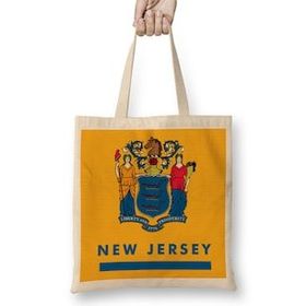 Humuts New Jersey State Flag Bez Kadın Günlük Çanta