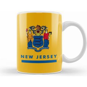 Humuts New Jersey State Flag Kupa Bardak