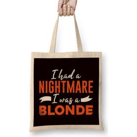 Humuts Nightmare Blonde Redhead Red Haired Irish Ginger Red Hair Bez Uzun Saplı Açık Bej Rengi Çanta