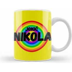 Humuts Nikola Jokić Basketball Gifts Vintage Retro Rainbow Quotes For Boys And Dad Kupa