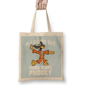 Humuts No 1 Super Guy Hong Kong Phooey Bez Uzun Saplı Açık Bej Rengi Çanta