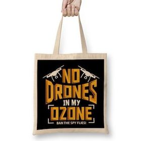 Humuts No Drones In My Ozone Ban The Spy Flies Bez Uzun Saplı Açık Bej Rengi Çanta