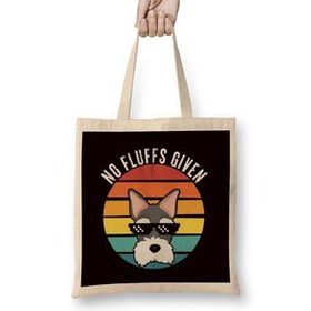 Humuts No Fluffs Given Scottish Terrier Dog Owner Dogs Breed Puppy Bez Uzun Saplı Açık Bej Rengi Çanta