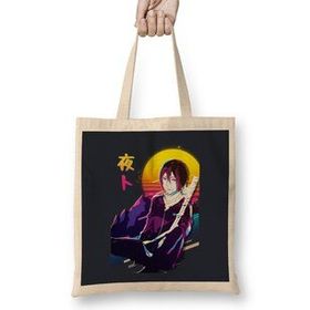 Humuts Noragami Yato 01 Bez Uzun Saplı Açık Bej Rengi Çanta