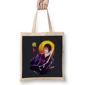 Humuts Noragami Yato 01 Bez Uzun Saplı Açık Bej Rengi Çanta