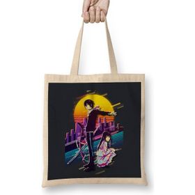 Humuts Noragami Yato And Hiyori Iki Bez Uzun Saplı Açık Bej Rengi Çanta