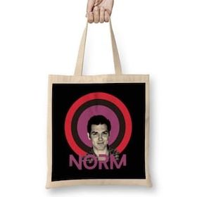 Humuts Norm Macdonald Retro Rainbow Bez Uzun Saplı Açık Bej Rengi Çanta