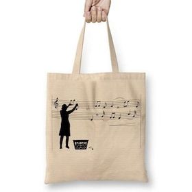 Humuts Notalı Müzik Notalar Komik Bez Kadın Günlük Çanta