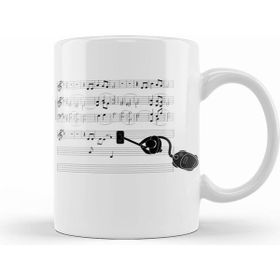 Humuts Notalı Müzik Notalar Komik Kupa