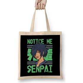 Humuts Notice Me Senpai Anime Japanese Cute Manga Kawaii Bez Kadın Günlük Çanta