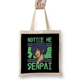 Humuts Notice Me Senpai Anime Japanese Cute Manga Kawaii Bez Kadın Günlük Çanta
