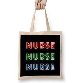 Humuts Nurse Gift Idea Funny Saying Quote Nursing Medical Bez Kadın Günlük Çanta