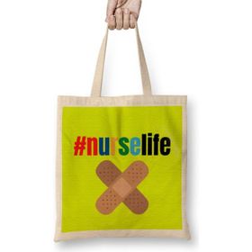 Humuts Nurse Gift Idea Funny Saying Quote Nursing Medical Bez Kadın Günlük Çanta
