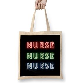 Humuts Nurse Gift Idea Funny Saying Quote Nursing Medical Bez Kadın Günlük Çanta