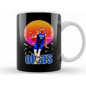 Humuts Obias Harris Vintage Art Legend Basketball Gift Kupa