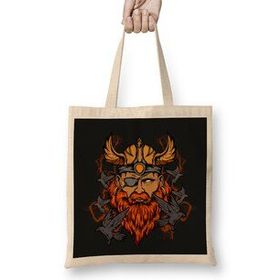 Humuts Odin the Norse Mythology Viking God His Ravens Bez Kadın Günlük Çanta