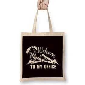Humuts Office Sky Paramotor Paraglider Ppg Paramotoring Parachuting Bez Kadın Günlük Çanta