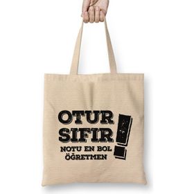 Humuts Öğretmenler Günü Öğretmene Hediye 015 Bez Kadın Günlük Çanta