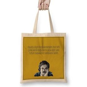 Humuts Oğuz Atay Söz 04 Bez Kadın Günlük Çanta