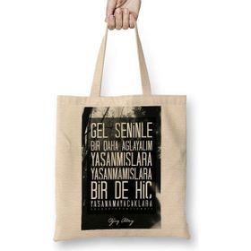 Humuts Oğuz Atay Söz Bez Kadın Günlük Çanta