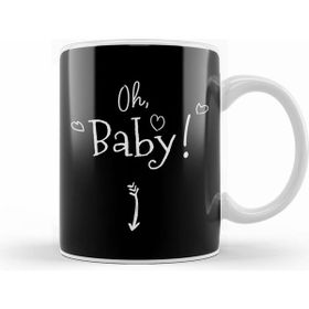 Humuts Oh Baby Cute Pregnancy Announcement Mother Mom Kupa Bardak