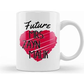Humuts One Direction Future Mrs Zayn Malik Love Heart Kupa