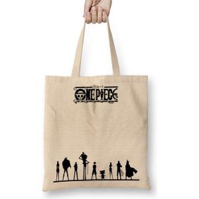 Humuts One Piece Korsanlar Açık Bej Uzun Saplı Bez Çanta
