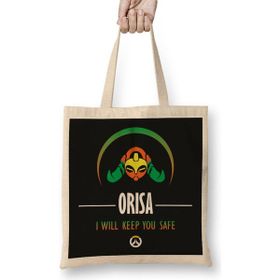 Humuts Orisa I Will Protect You All Overwatch Bez Kadın Günlük Çanta