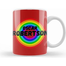 Humuts Oscar Robertson Basketball Gifts Vintage Retro Rainbow Quotes For Boys And Dad Kupa