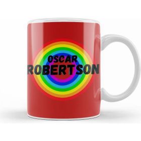 Humuts Oscar Robertson Basketball Gifts Vntage Retro Rainbow Quotes For Boys And Dad Kupa