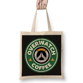 Humuts Overwatch Coffee Starbucks Bez Uzun Saplı Açık Bej Rengi Çanta