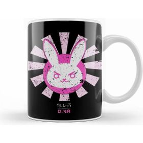 Humuts Overwatch D Va Bunny Logo Retro Japanese Kupa