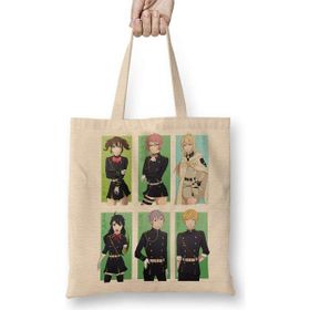 Humuts Owari No Serapy Death Note Hellsing One Piece Bez Uzun Saplı Açık Bej Rengi Çanta