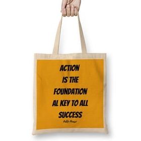 Humuts Pablo Picasso Quotes Art Gift Vintage Retro Style Bez Kadın Günlük Çanta