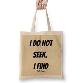 Humuts Pablo Picasso Quotes Art Gift Vintage Retro Style Bez Kadın Günlük Çanta
