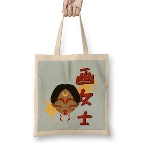 Humuts Painted Lady Kanji Avatar the Last Airbender Bez Kadın Günlük Çanta