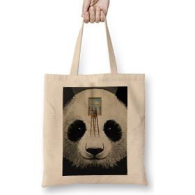 Humuts Panda Window Cleaner Bez Kadın Günlük Çanta