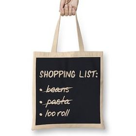 Humuts Pandemic Shopping List Bez Kadın Günlük Çanta