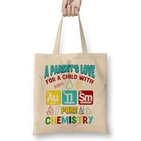 Humuts Parent S Love For Child With Autism Pure Chemistry Bez Kadın Günlük Çanta