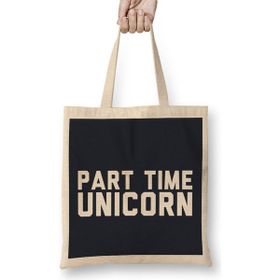 Humuts Part Time Unicorn Text Bez Uzun Saplı Açık Bej Rengi Çanta