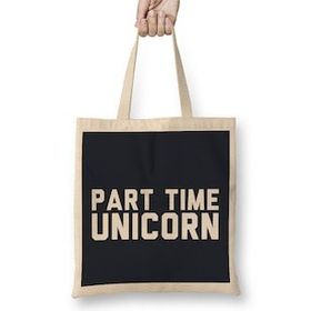 Humuts Part Time Unicorn Text Bez Uzun Saplı Açık Bej Rengi Çanta