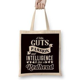 Humuts Passion Intelligence Love Ginger Redhead Red Orange Haired Unisex Bez Çanta