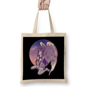 Humuts Pastel Goth Angel Horned Devil Anime Kawaii Girl Unisex Bez Çanta