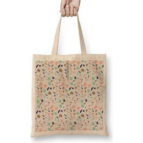 Humuts Pastel Terrazzo Tasse Unisex Bez Çanta