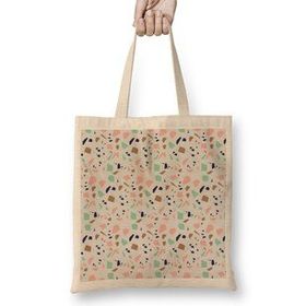 Humuts Pastel Terrazzo Tasse Unisex Bez Çanta